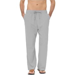 Pantalones de Hombre 100% Algodón, Suaves y Transpirables, Casuales, de Cintura Media, Corte Recto a la Moda, Precio al por Mayor, Pakistán - Product Image 1
