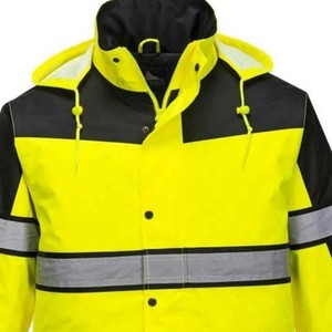 เสื้อฮู้ดนิรภัยผู้ชายขายดี ANSI Class 2 ไฟ LED กระพริบ น้ำหนักเบา ผ้าฝ้ายฟลีซกันยับ ชุดทำงาน ปรับแต่งได้เต็มที่ ทนทาน - Product Image 2