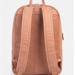 Men Leather Laptop <b>Backpack</b> Fashion Men's Business Work Leather <b>Backpack</b> Mens Zipper Leather Travel <b>Backpack</b> - Product Image 3