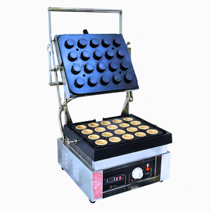 Moule à tartelettes cylindriques électriques miniatures 5 cm, machine de cuisson professionnelle en acier inoxydable avec minuterie, capacité 20 pièces - Product Image 1