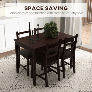 Ensemble de salle à manger élégant : table et chaises pour des repas confortables - Product Image 6