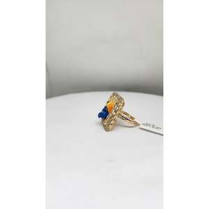 Anillo de Diamantes Naturales de Oro Fino de 9K para Mujer, 0.61 Ct HI SI, Peso Neto 8.638g, Joyería Elegante y de Lujo, Regalo Premium, Pieza Destacada - Product Image 3