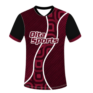 <b>Burgundy</b> Black Rugby Jersey <b>Shorts</b> Set <b>Short</b> Sleeve V Neck Geometric Team Uniform Custom Breathable Training Athletic Sportswear - Product Image 3