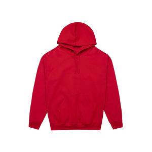 Sudadera con capucha para hombre 100% algodón, hombros caídos, oversize, lisa, antiencogimiento, calidad de lujo, forro polar grueso, bordada - Product Image 1