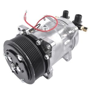 Replacement AC Compressor with Clutch for TM16 TM 16 8 Groove 12 Volt Aluminum 103 56120 488 46120 Air Compressors - Product Image 1