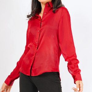 Nouvelle Collection Printemps 2026 – Chemise en Soie pour Femme, Coupe Ample, Manches Longues, Boutonnée, Blouse de Luxe en Satin de Haute Qualité pour Usage Quotidien - Product Image 1