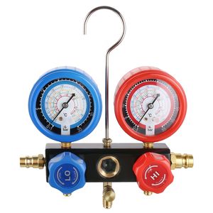 Pompa per vuoto HVAC da 1/5 HP con 3,5 CFM, a palette rotative monostadio, set di manometri e kit refrigerante A/C - Product Image 2