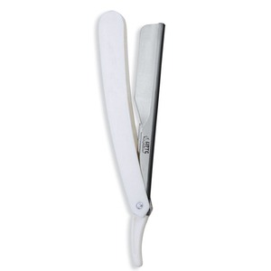 Rasoir manuel classique HRTS pour hommes, lame unique en acier inoxydable, couteau de rasage de sécurité, outil jetable pour la coiffure - Product Image 1