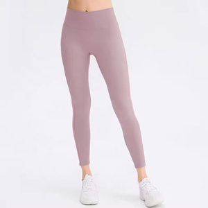 New Arrival High Quality Women's <b>Flared</b> Bell Bottom <b>Leggings</b> 100% Cotton/Bamboo Fiber Breathable Seamless Elastic Waist Workout - Product Image 1