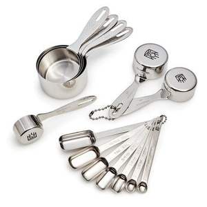 Ensemble de tasses et cuillères à mesurer en acier inoxydable de qualité commerciale, outils de mesure précis pour restaurants et boulangeries - Product Image 4