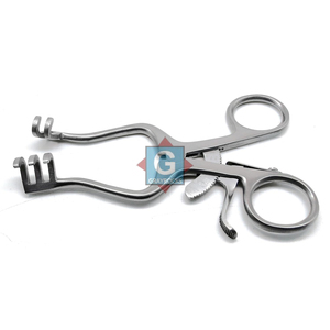 Retractores Manuales Weitlaner 4.5, Puntas Cónicas 3x2, Acero Inoxidable, Autoajustables, Instrumentos Quirúrgicos, Certificación CE Clase I - Product Image 2