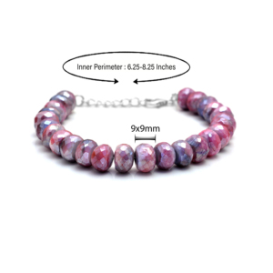 Natural Moonstone Classic Strand <b>Bracelet</b> 925 Sterling Silver Smooth <b>Gemstone</b> Handmade Unique Design High Quality Fashion Beads - Product Image 2