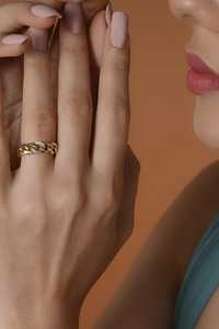 Lab Grown Diamond Unique Flexible Chain Link Statement <b>Rings</b> Solitaire <b>Stacking</b> Fine Jewelry Custom 14K 18K Solid Gold Wholesale - Product Image 3