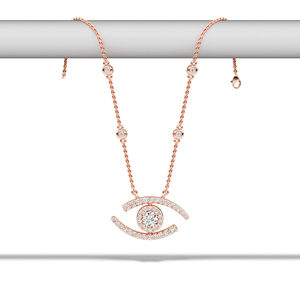 จี้เพชรธรรมชาติพร้อมสร้อยคอสำหรับผู้หญิง ทอง 10K 14K 18K แพลตตินั่ม เงิน เครื่องประดับชั้นดี สำหรับใส่ทุกวัน ของขวัญวันครบรอบ - Product Image 3