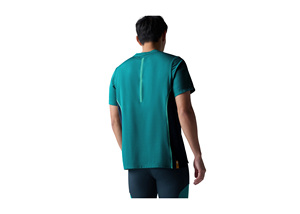 T-shirt de sport personnalisé pour homme, respirant, en polyester uni, à séchage rapide, manches courtes, pour la gym et l'entraînement, 220g, OEM ODM - Product Image 2