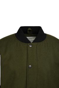 Chaqueta universitaria de béisbol de otoño e invierno Vintage para hombre personalizada de alta calidad, chaqueta de lana con bordado para hombre - Product Image 4