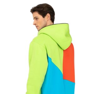 Mono Deportivo Ligero y Transpirable con Capucha para Hombre, con Logotipo Frontal, Tela de Felpa de Poliéster/Algodón, Ropa Casual, Traje de Gimnasio - Product Image 4