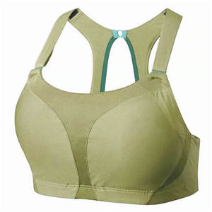 Soutien-gorge de sport personnalisé en nylon à fort impact, dos croisé, rembourré, pour femme, idéal pour l'entraînement, la course, le fitness et le yoga - Product Image 4