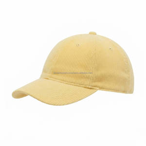 หมวกเบสบอลผู้หญิง 6 แผง ผ้าฝ้าย 100% ปรับขนาดได้ ทรง Dad Hat ปีกโค้ง แฟชั่นกีฬา หมวกกันแดด รับทำโลโก้ OEM ขายส่ง - Product Image 1