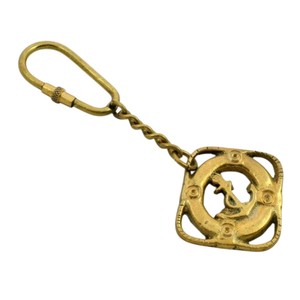 Handmade Solid Brass Cannon Keychain Vintage Nautical Maritime Miniature <b>Keyring</b> Antique Gold Finish Metal Key Holder for Car - Product Image 5