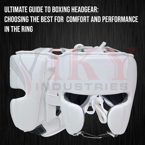 Protector de Cabeza de Boxeo de Cuero Blanco Puro, Estilo Sparring, con Cordones, para Entrenamiento de Artes Marciales, de Cara Abierta, con Alta Absorción de Impactos, Marca Personalizada - Product Image 6