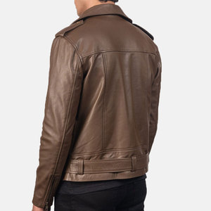 Veste en cuir à capuche pour homme, hiver, avec option logo sur le devant, couleurs et tailles personnalisables, haute qualité, design écologique, meilleur prix - Product Image 4