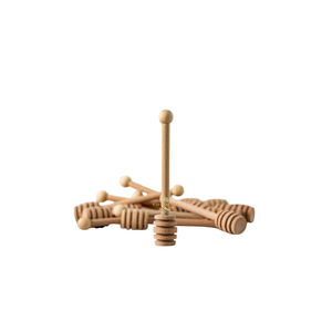 Sustainable Solid Wood Honey Dipper Handmade Natural Finish Eco Friendly <b>Kitchen</b> <b>Accessory</b> for Honey Serving and Baking - Product Image 1