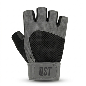 Half Finger Weightlifting Gloves Padded Palm Wrist Support Non-Slip Breathable Outdoor Gym Fitness Custom Logo OEM for Unisex - Product Image 2
