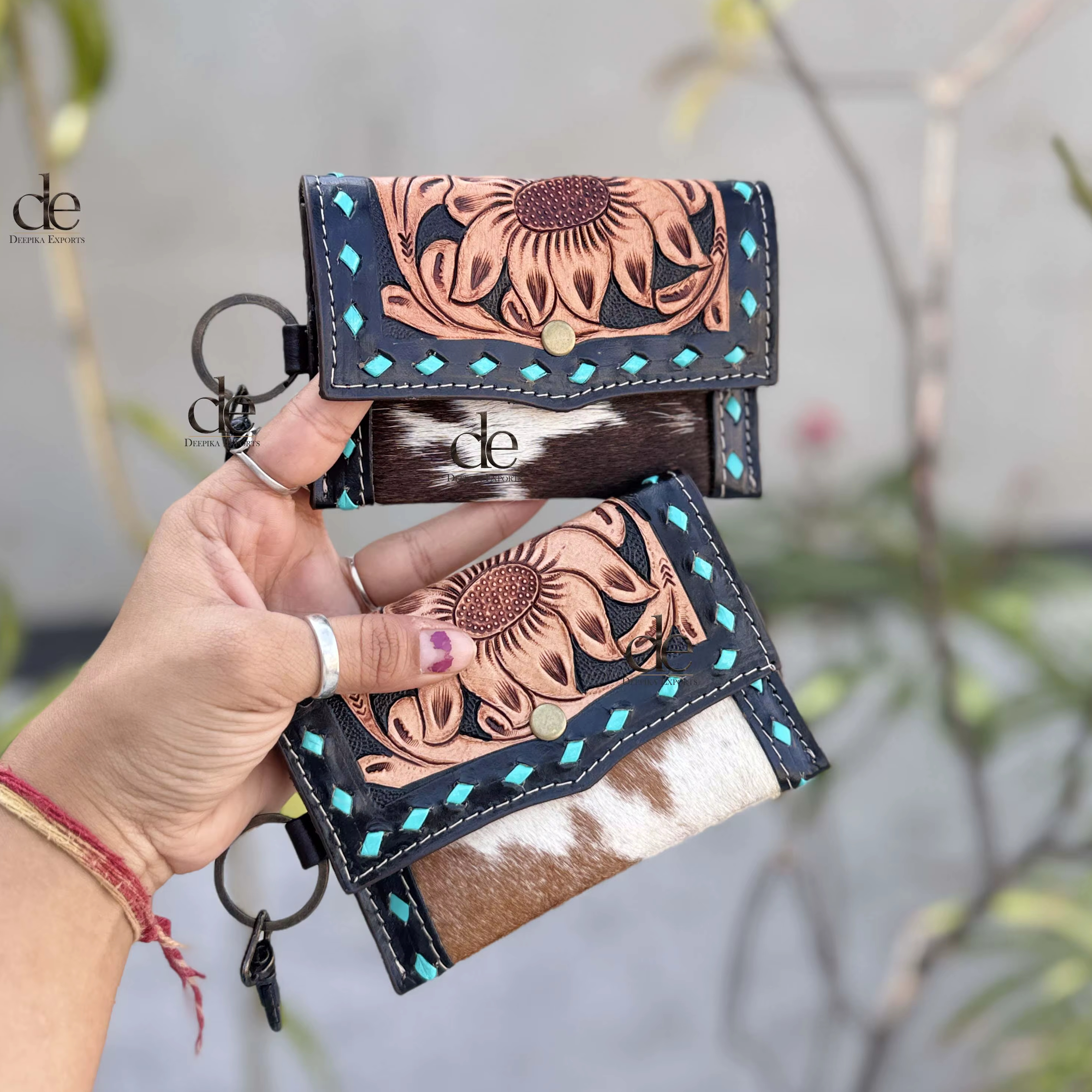 sleeves bags card holder exotic animal skin Men's Natural American Alligator Card Holder main image 1