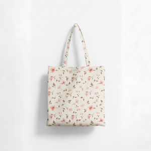 Sac fourre-tout en coton personnalisé spacieux, durable et lavable, sac réutilisable pour l'épicerie, le travail et les voyages - Product Image 3