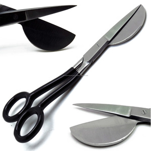 WORLD PRECISION SURGICAL Tijeras Quirúrgicas Tipo Pico de Pato para Vendajes, Mango Negro, Acero Inoxidable, Instrumento de Cirugía General, Set CE - Product Image 1