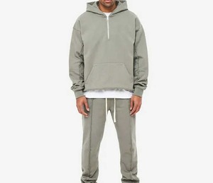 Men 2026 New Arrival Hooded Casual Custom Design <b>Tracksuit</b> High Quality Cotton Sports Wear Fashionable Print for Winter - Product Image 1