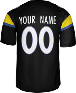 Jersey de Fútbol Americano de Alta Calidad para Jóvenes y Adultos, Diseño de Pantera, Cuello en V, Manga Corta, Sublimado, Color Rojo - Product Image 3