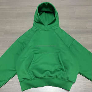 Sudadera con Capucha para Hombre, 100% Algodón, 500 g/m², Peso Pesado, Bordada y Teñida Lisa, con Logotipo Personalizado, Hombros Caídos, Corte Recortado - Product Image 3