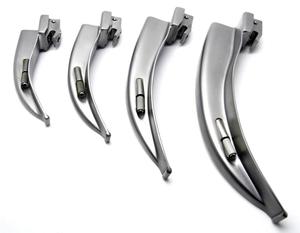 High Quality Manual Titanium Laryngoscope Blade Flexible Reusable Hospital Use Visual Acuity Examination Apparatus Set - Product Image 4