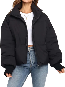 New Stylish Long Sleeve Women <b>Puffer</b> <b>Jacket</b> In <b>Cheap</b> Price New Fashion Women Vintage Sport Style <b>Puffer</b> <b>Jacket</b> - Product Image 3