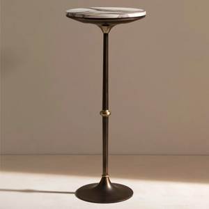 Modern Rectangular Luxury <b>White</b> Marble Side <b>Table</b> with Gold Metal Frame End <b>Table</b> for Living <b>Room</b> Furniture - Product Image 3