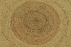 Tapis hexagonaux artisanaux durables en jute 100 %, lavables, pour chambre et salon - Product Image 4