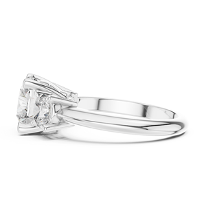 Factory Wholesale 925 Sterling Silver Moissanite <b>Diamond</b> <b>Ring</b> Custom Engagement Wedding Jewelry Manufacturer OEM Supplier - Product Image 2