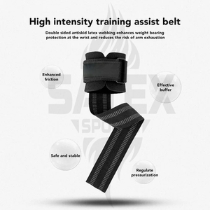 Bracelets de poignet en néoprène élastiques professionnels pour la musculation et l'entraînement en salle de sport - Soutien du poignet de haute qualité - Product Image 2