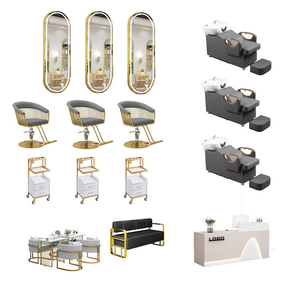 Synthetic Leather Salon Furniture Hairdresser Chair Set Free <b>Combination</b> Package for Living Room Application - Product Image 1