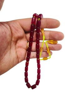 PRAYER HANDMADE ECO-FRIENDLY RESIN LOVE TASBIH AMBER BEADS Turquoise Prayer Rosary <b>Stone</b> Muslim Rosary Counter Jewelry - Product Image 3