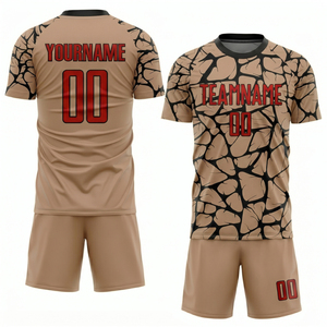 Maillots de football respirants de haute qualité, personnalisables par sublimation, 100 % polyester, uniforme de football unisexe - Product Image 3