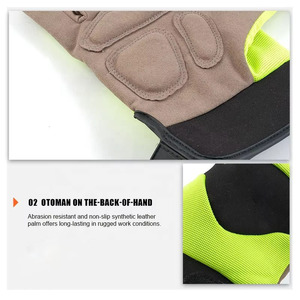 Guantes Antivibración con Protección TPR, Guantes de Impacto para Mecánicos, Guantes de Trabajo para Hombre con Logotipo Personalizado - Product Image 5
