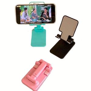 Support de téléphone portable pliable et réglable en plastique, personnalisable avec logo sérigraphié, support de bureau portable, cadeau promotionnel d'entreprise - Product Image 4