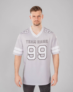 Uniformes de football américain 100% polyester de haute qualité, design personnalisé, impression par sublimation, maillot de supporter de football américain - Product Image 3