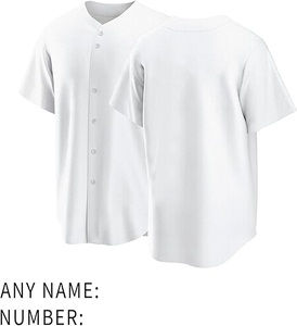 เสื้อเบสบอลแบบสวมใส่สบาย ระบายอากาศได้ดี พิมพ์ลายแบบซับลิเมชั่นตามสั่ง สำหรับผู้ใหญ่ ทรงโอเวอร์ไซส์ แขนสั้น - Product Image 3