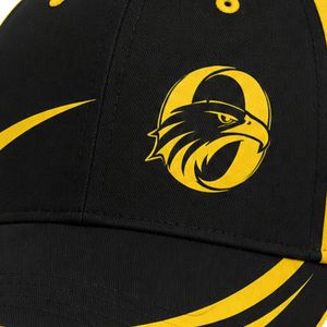 Black Yellow Cricket <b>Cap</b> Adjustable Sports <b>Hat</b> Outdoor Cricket Team Headwear Athletic Accessories Casual Performance Wear - Product Image 5