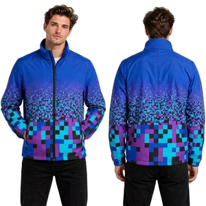 Chaquetas Cortavientos con Diseño de Amanecer en el Desierto, Resistentes al Polvo, Manga Larga, Cuello Alto, Abrigos de Viaje, Venta al Por Mayor - Product Image 5