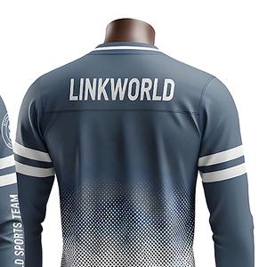 Camiseta de hockey sobre hielo personalizada, impresión de transferencia de calor, diseño de logotipo, Enlace para adultos, equipo deportivo internacional, transpirable, ecológico, de secado rápido - Product Image 5